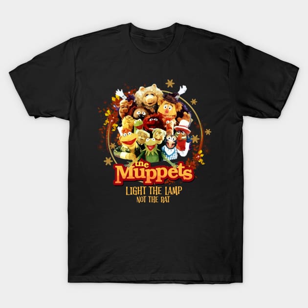 Muppets Christmas Carol - Light The Lamp T-Shirt by OnimakoArt